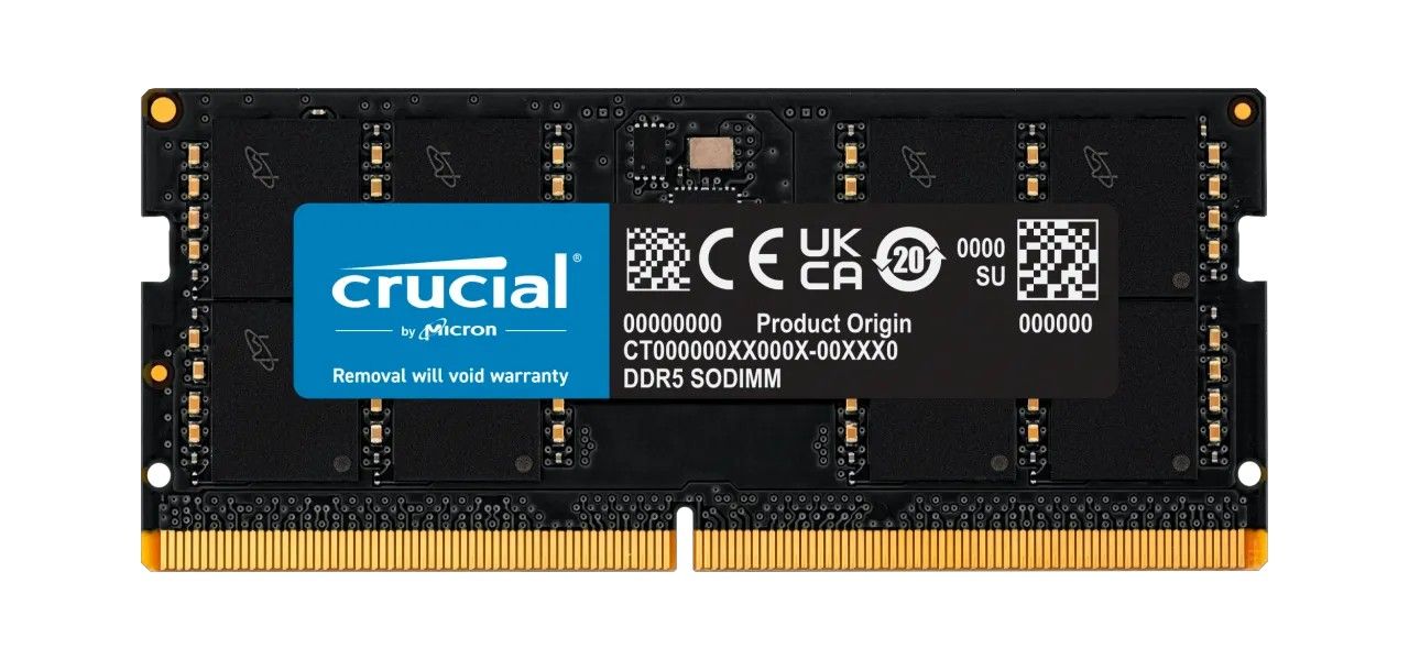 Micron 美光 Crucial DDR5 5600 48GB 筆電型記憶體 CT48G56C46S5