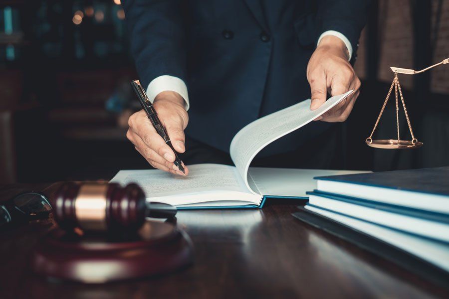 Bankruptcy Law — Report the Case on Table in Modern Office in Greenville, MS