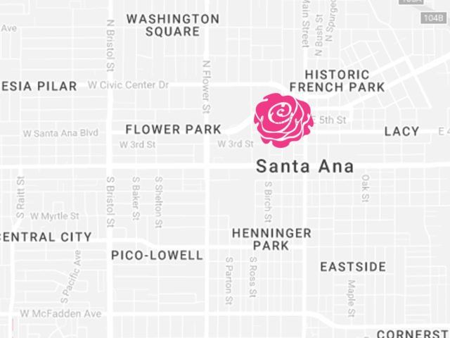 Santa Ana Map