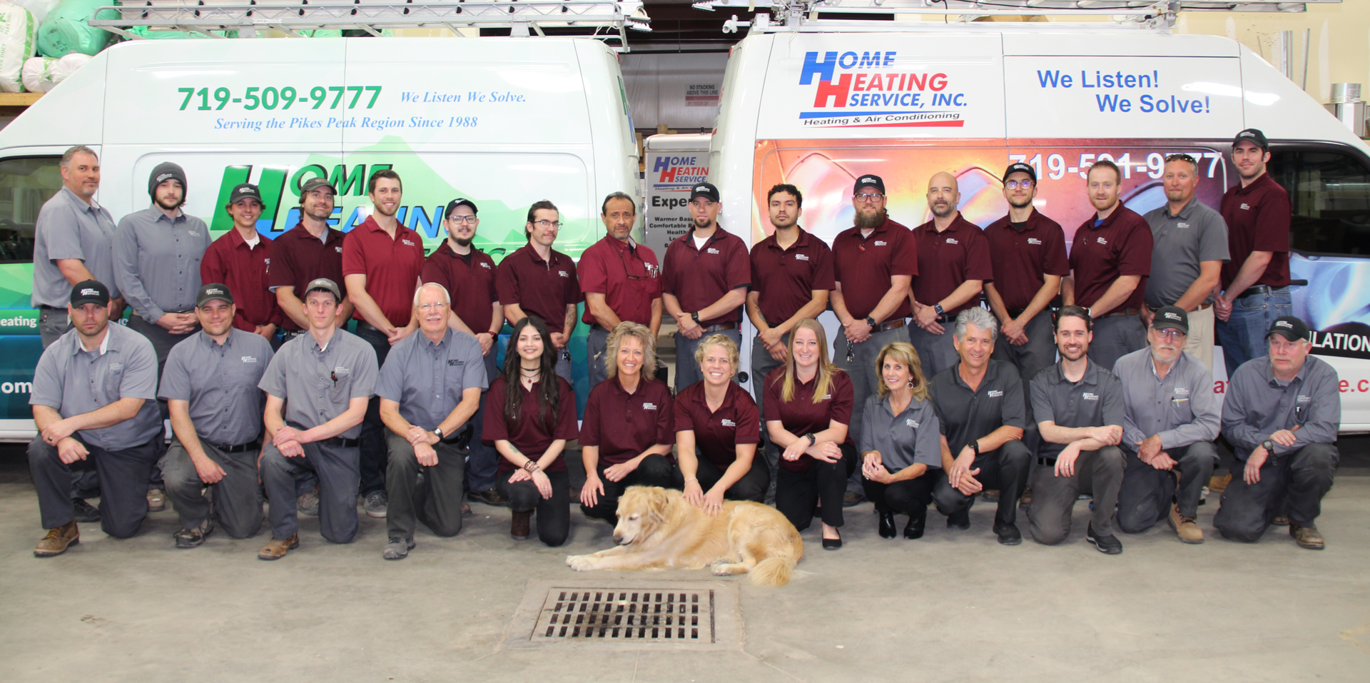 An A/C team that works together in Colorado Springs, CO