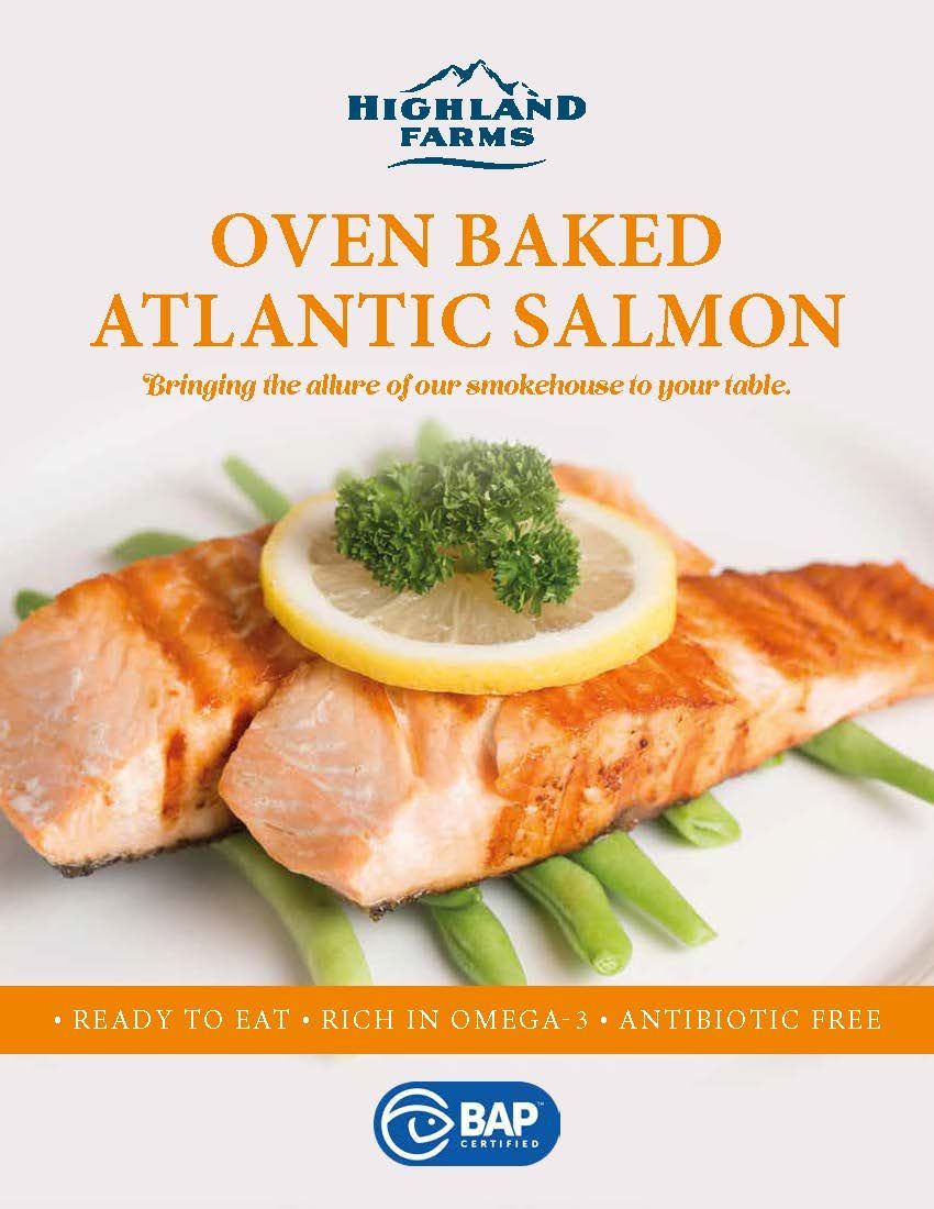 Baked & Flaked Atlantic Salmon