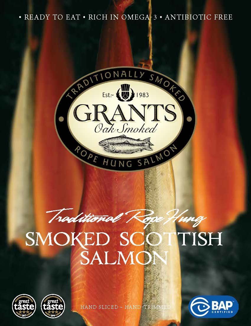 Grants Traditional Oak Smoked Atlantic Salmon