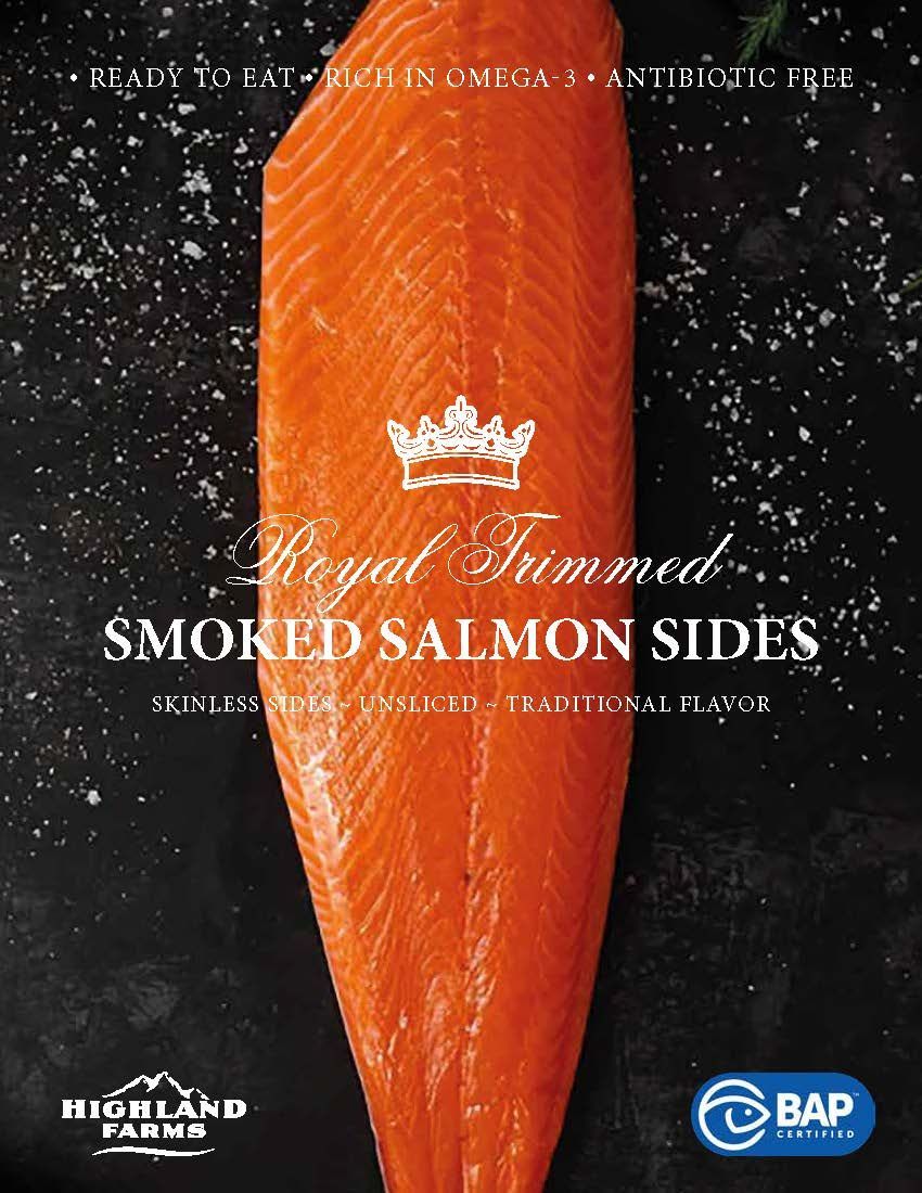 Royal Trimmed Smoked Salmon Sides