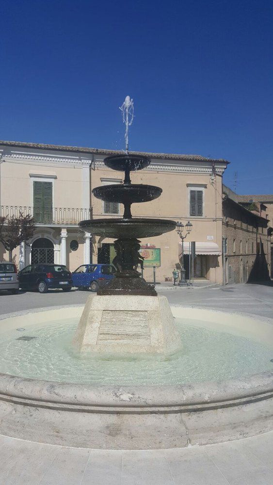 restauro di una fontana