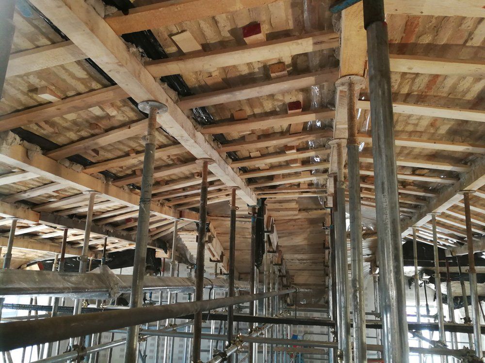 restauro copertura di un edificio storico