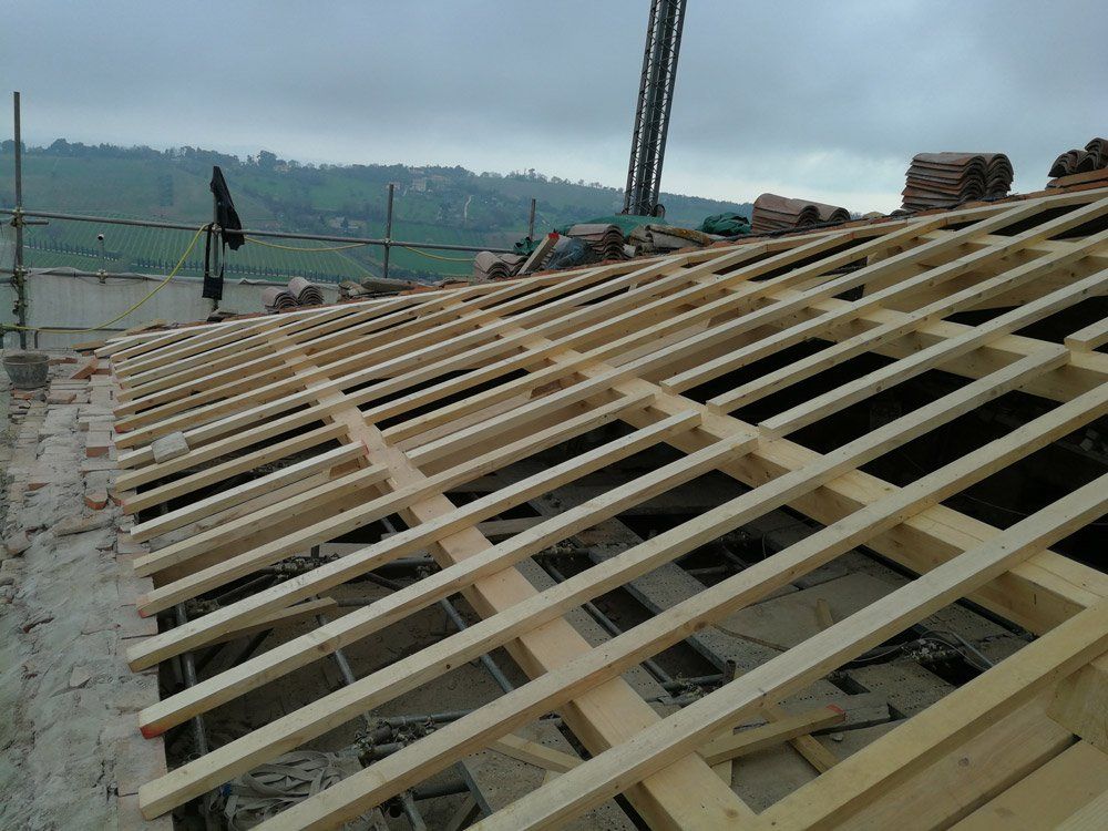 copertura in legno