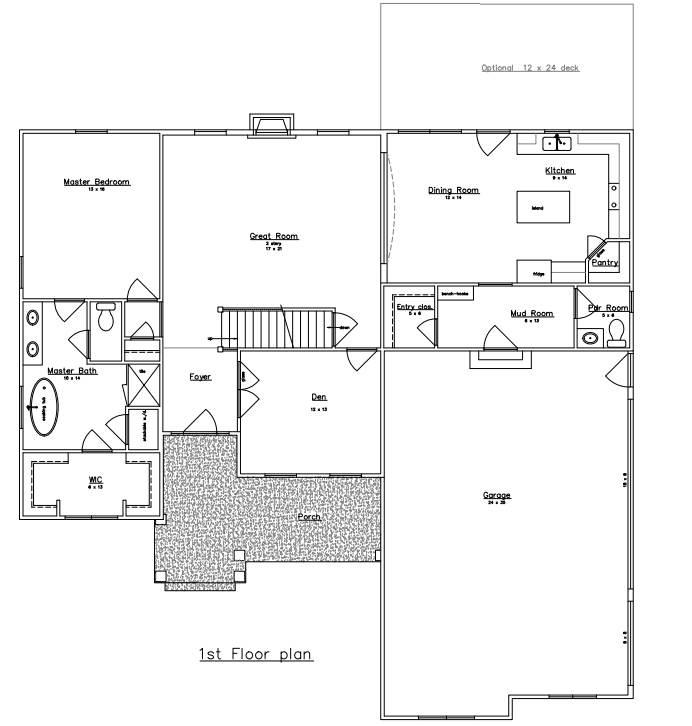 Woodside floorplan