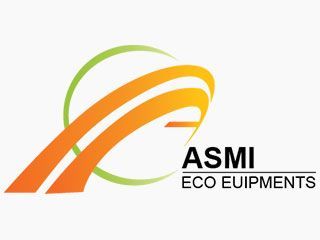 A logo for a company called asmi eco equipments