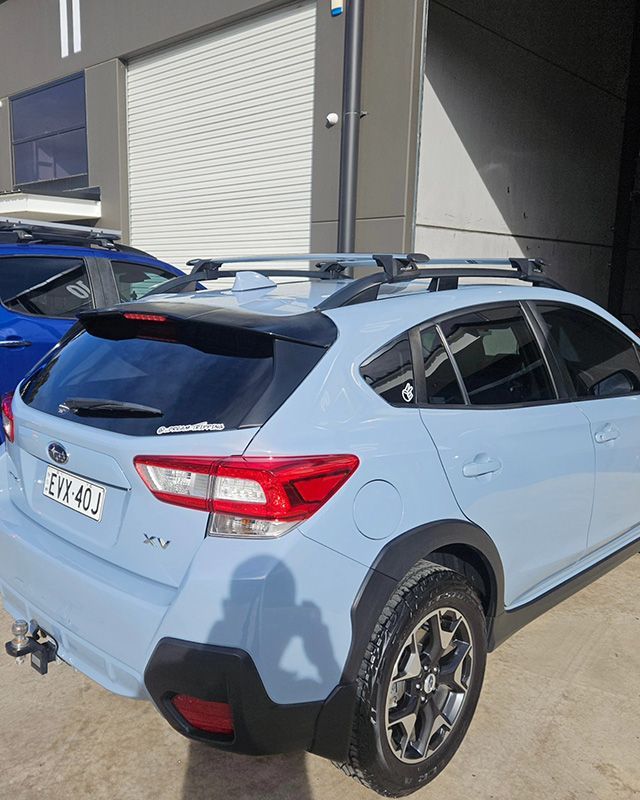 A Blue SUV With A Roof Rack — On Point Detailing Wagga in East Wagga Wagga, NSW