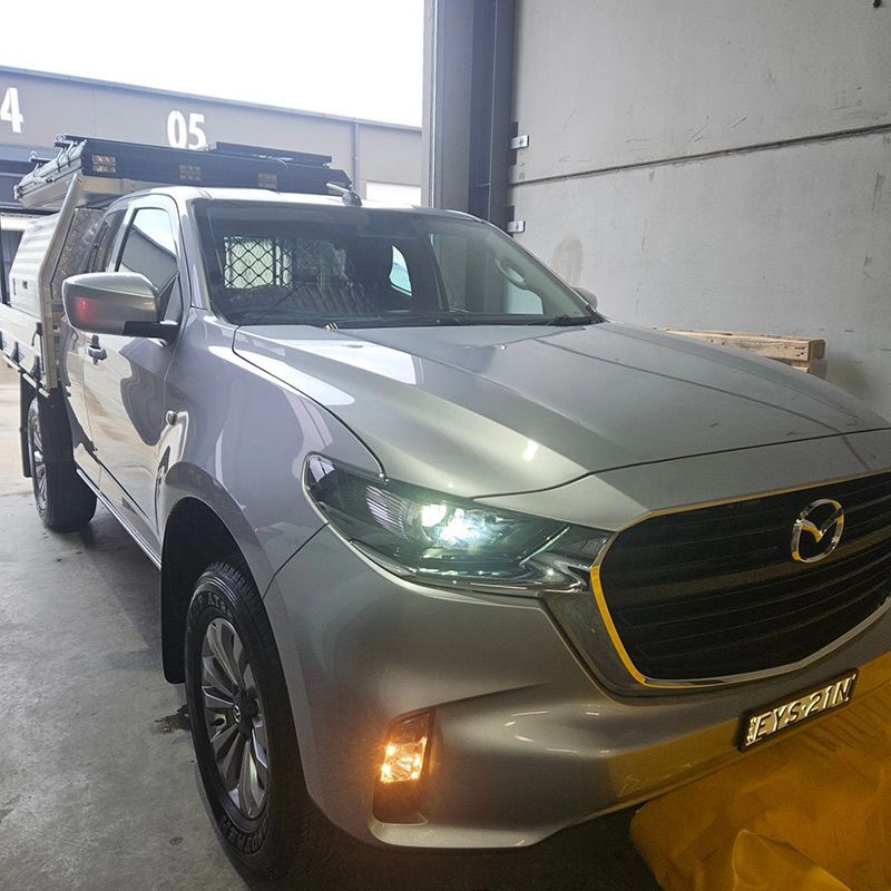 A Silver Mazda Truck With Canopy — On Point Detailing Wagga in East Wagga Wagga, NSW