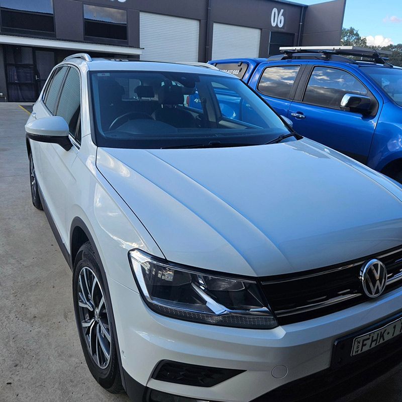 White Volkswagen Car — On Point Detailing Wagga in East Wagga Wagga, NSW