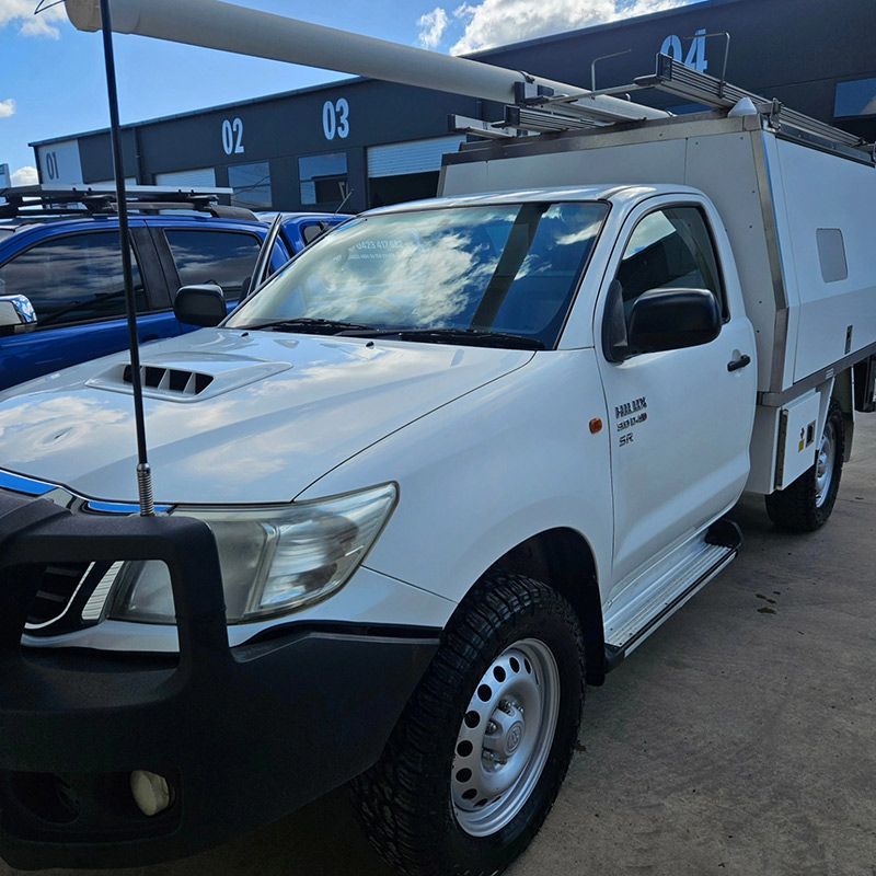 White Hilux Toyota Pickup — On Point Detailing Wagga in East Wagga Wagga, NSW