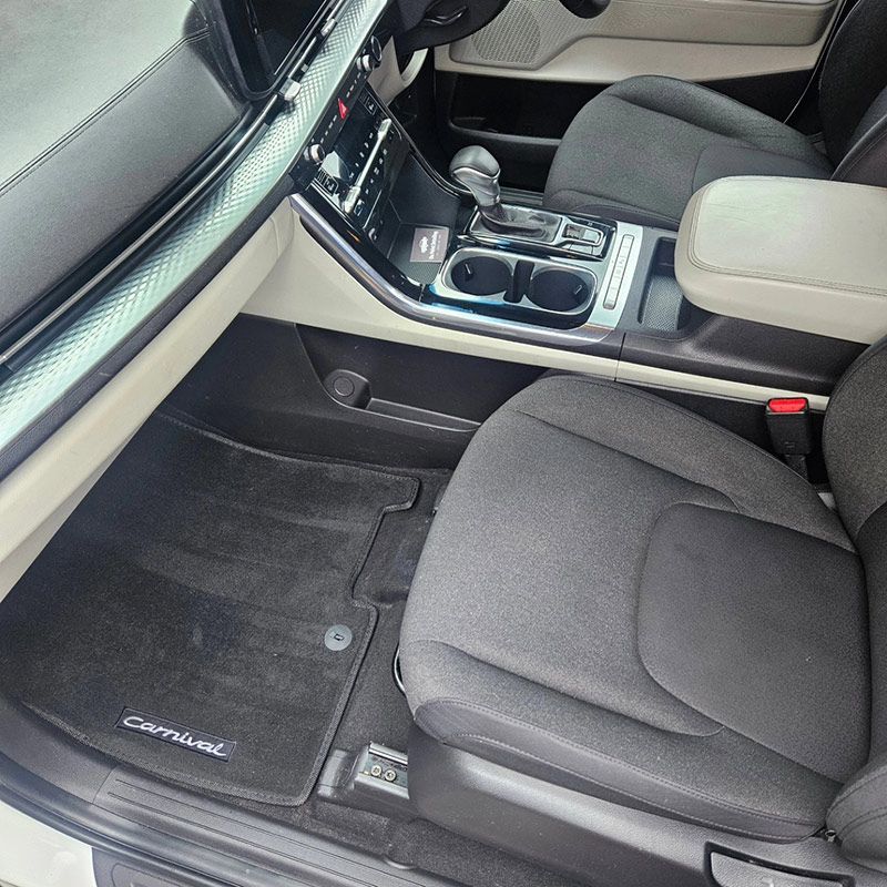 The Interior Of A Car With The Word Carnival On The Seat — On Point Detailing Wagga in East Wagga Wagga, NSW