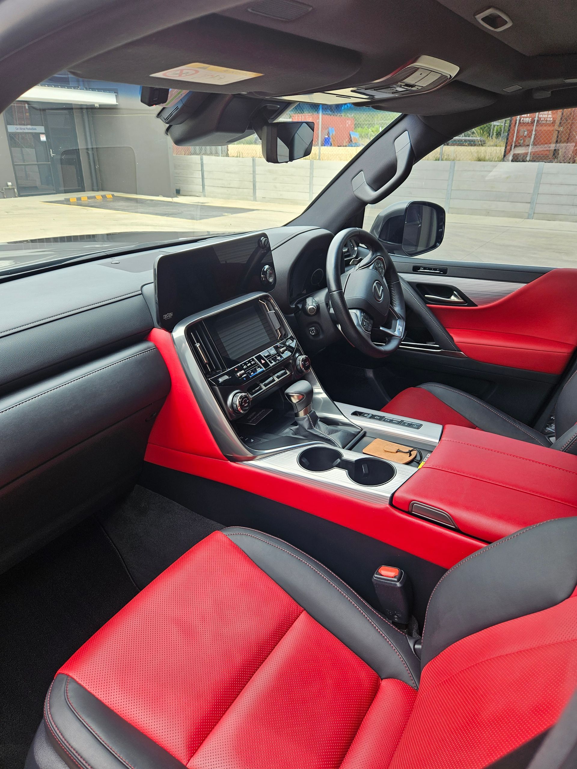 Red and Black Leather Interior Of The Car — On Point Detailing Wagga in East Wagga Wagga, NSW