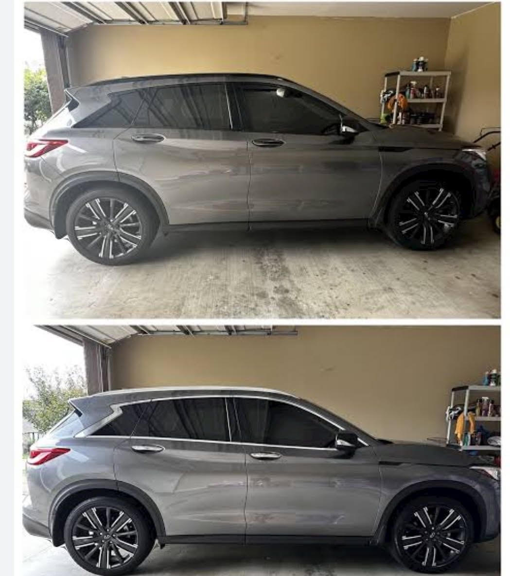 A Gray SUV is Parked in a Garage — On Point Detailing Wagga in East Wagga Wagga, NSW