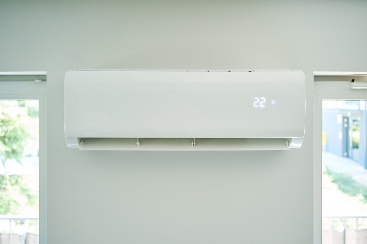 White Wall-mounted Air Conditioner Unit — Hinterland Air Conditioning Sunshine Coast in Eudlo, QLD