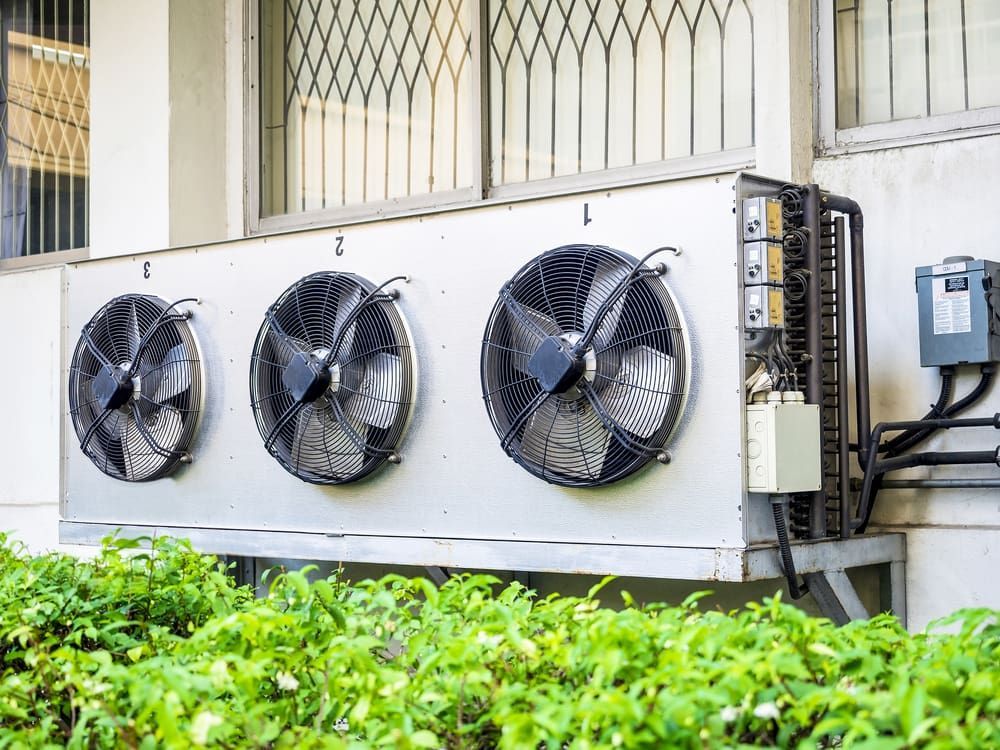 Three Large Air Conditioning Fans — Hinterland Air Conditioning Sunshine Coast in Kiels Mountain, QLD