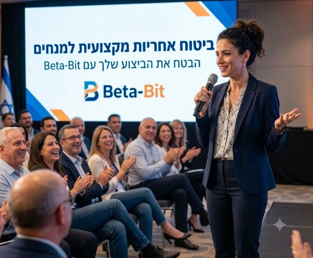 תמונה שיווקית ומקצועית המתאימה למיתוג של ביתא ביטוח בתחום התקליטנים. התמונה מציגה דיג'יי בפעולה עם מיתוג ברור על עמדת התקליטנים.