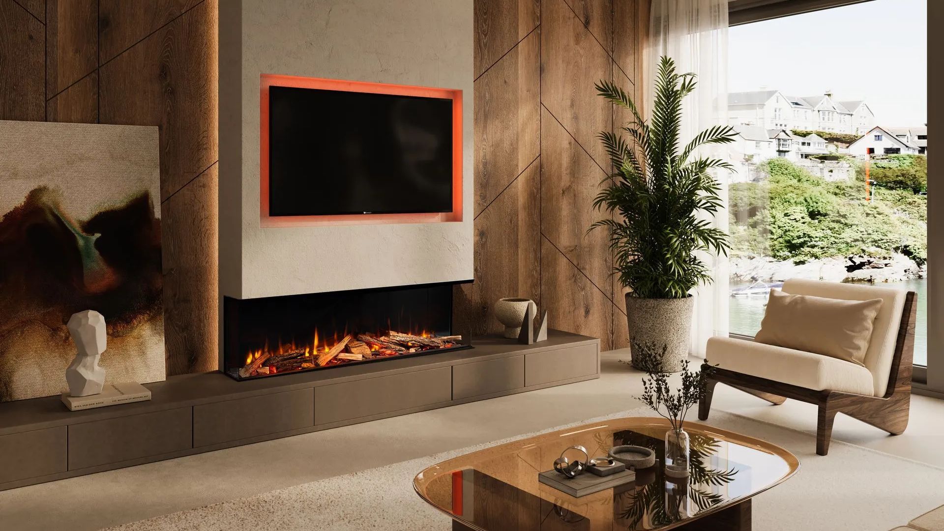wood burning stove