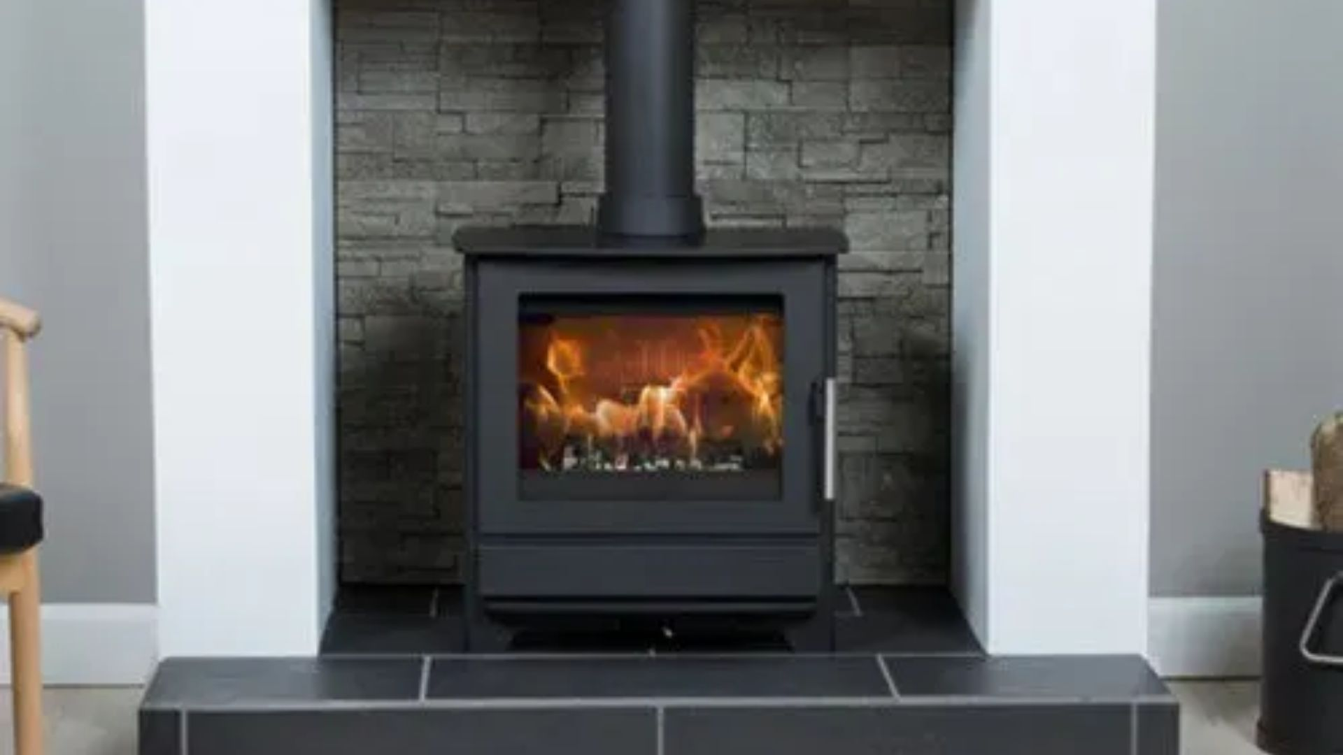 wood-burning stove