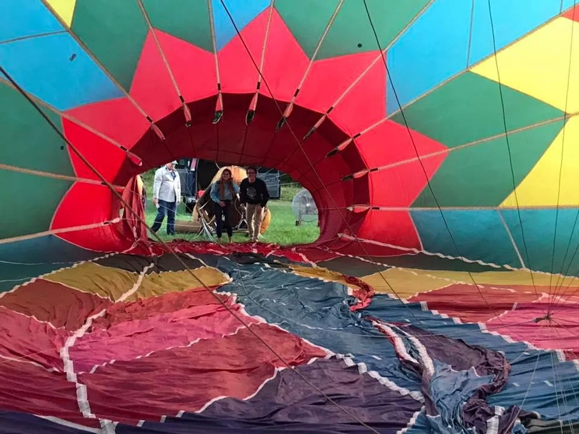 Going Inside of Hot Air Balloon