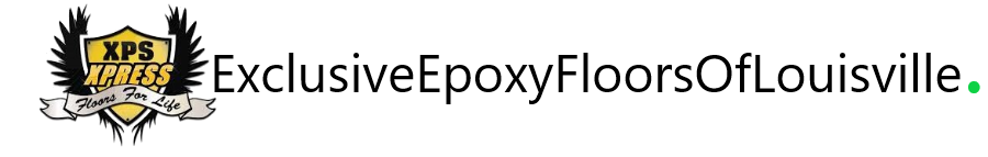 Logo for EpoxyFloorsKentucky: a shield with wings, text