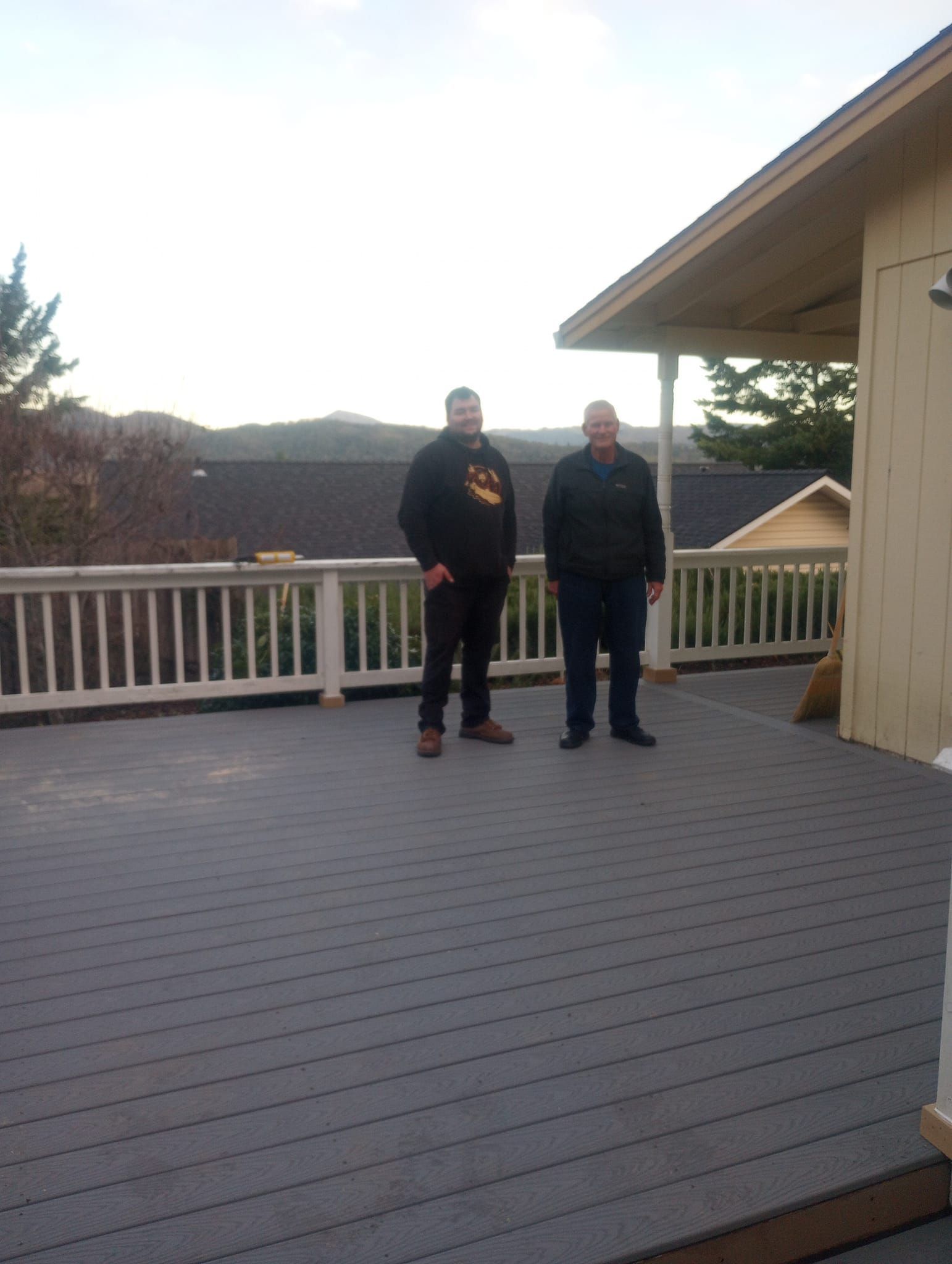Two Men On Deck — Roseburg, OR — K & R Construction and Framing, Inc.