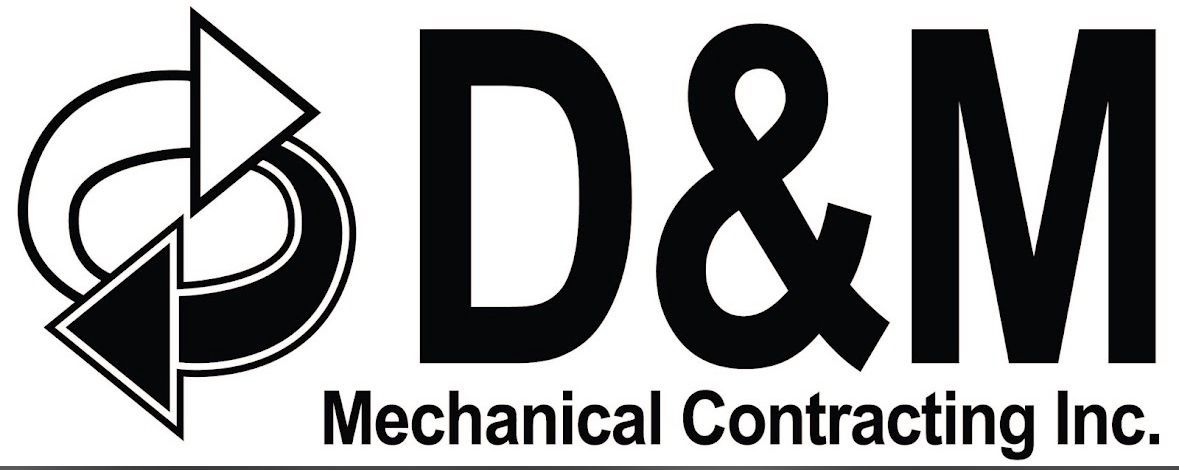 The logo for d & m mechanical contracting inc.