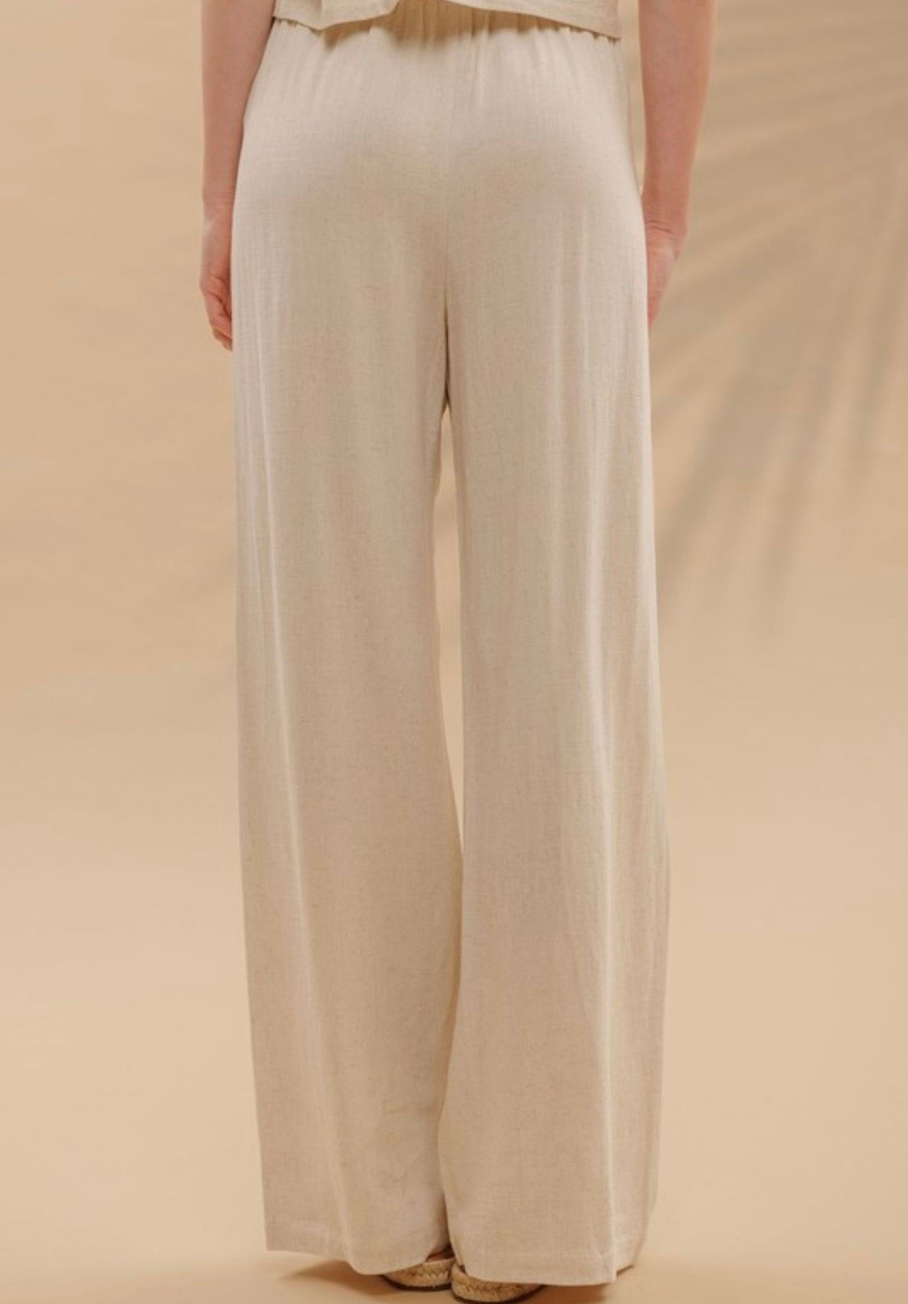 linen blend pants