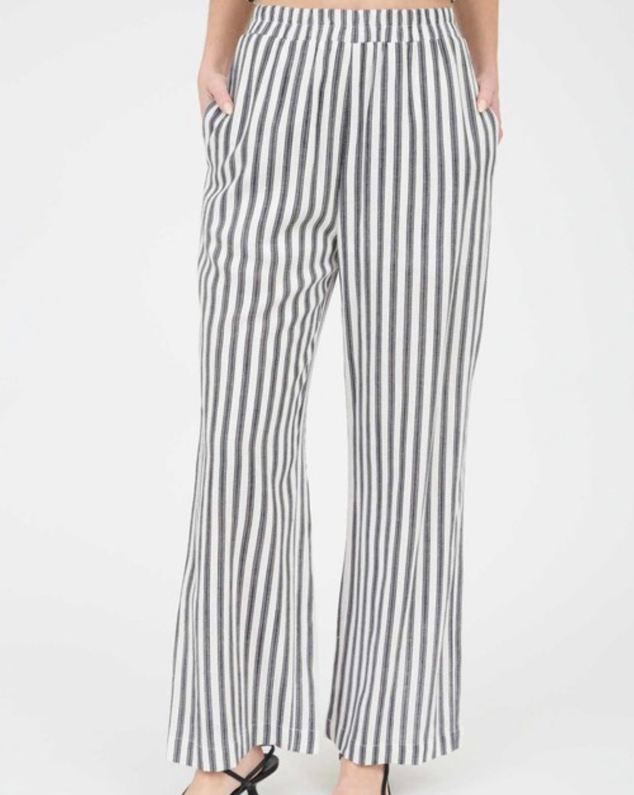 striped Wide leg pant