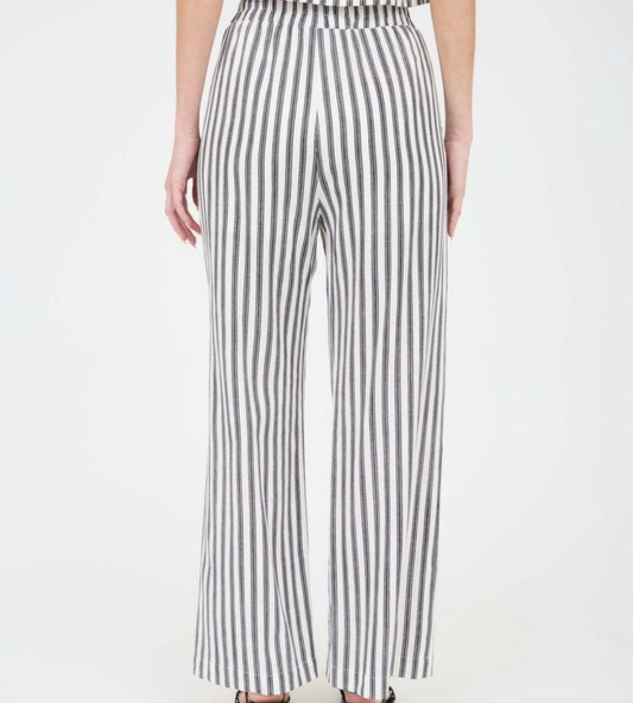 striped Wide leg pant