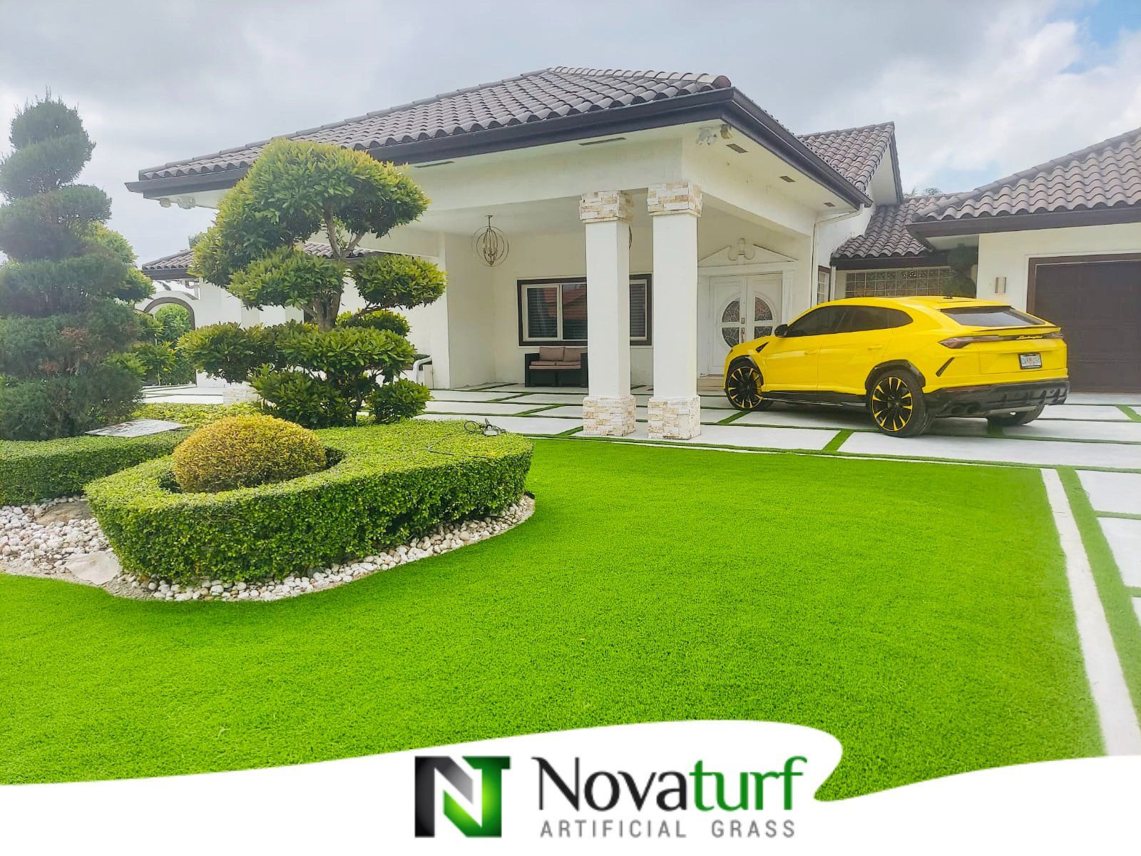artificial grass driveway