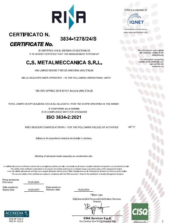 certificazioni