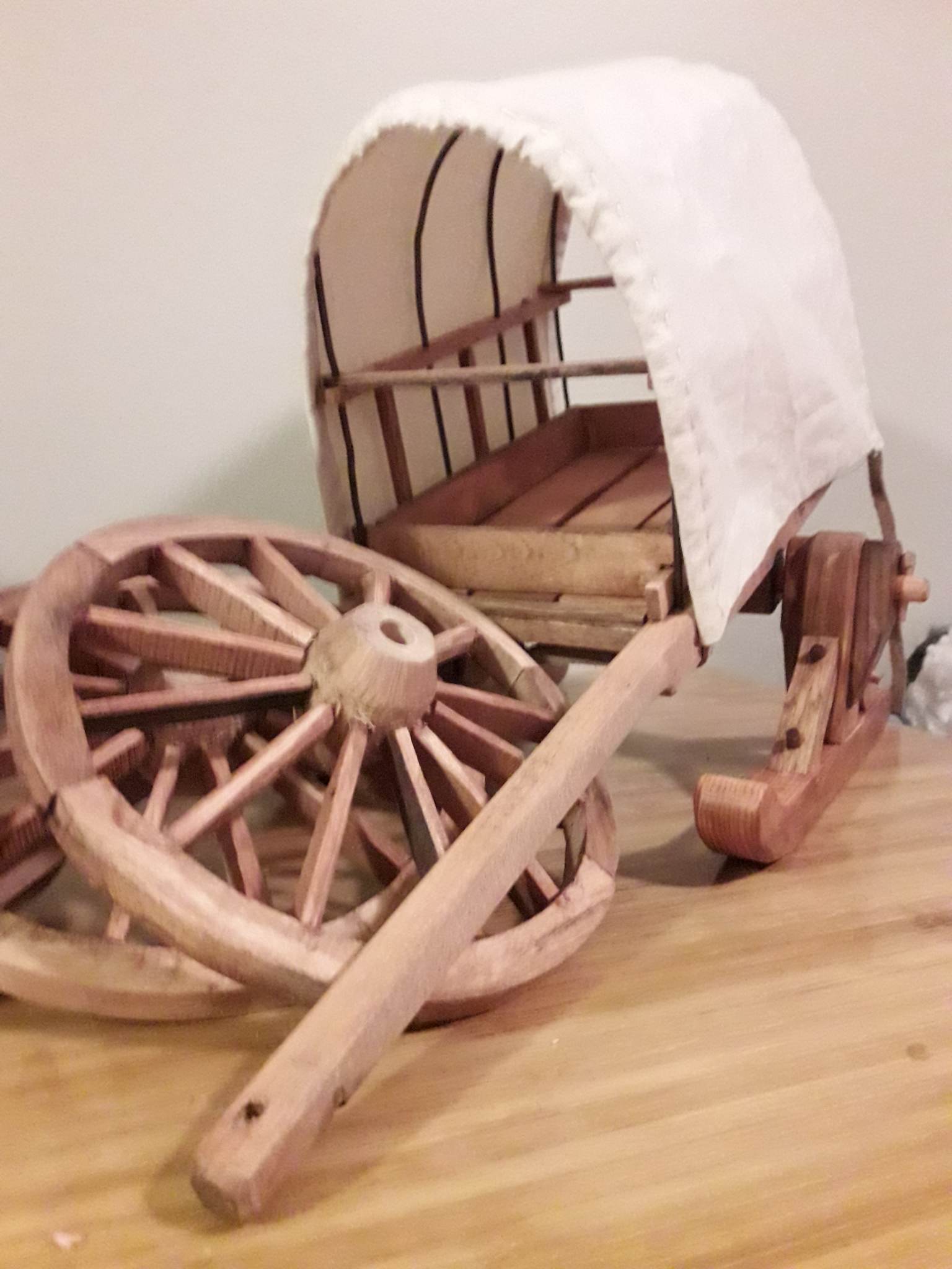 Covered Red river cart for sale

