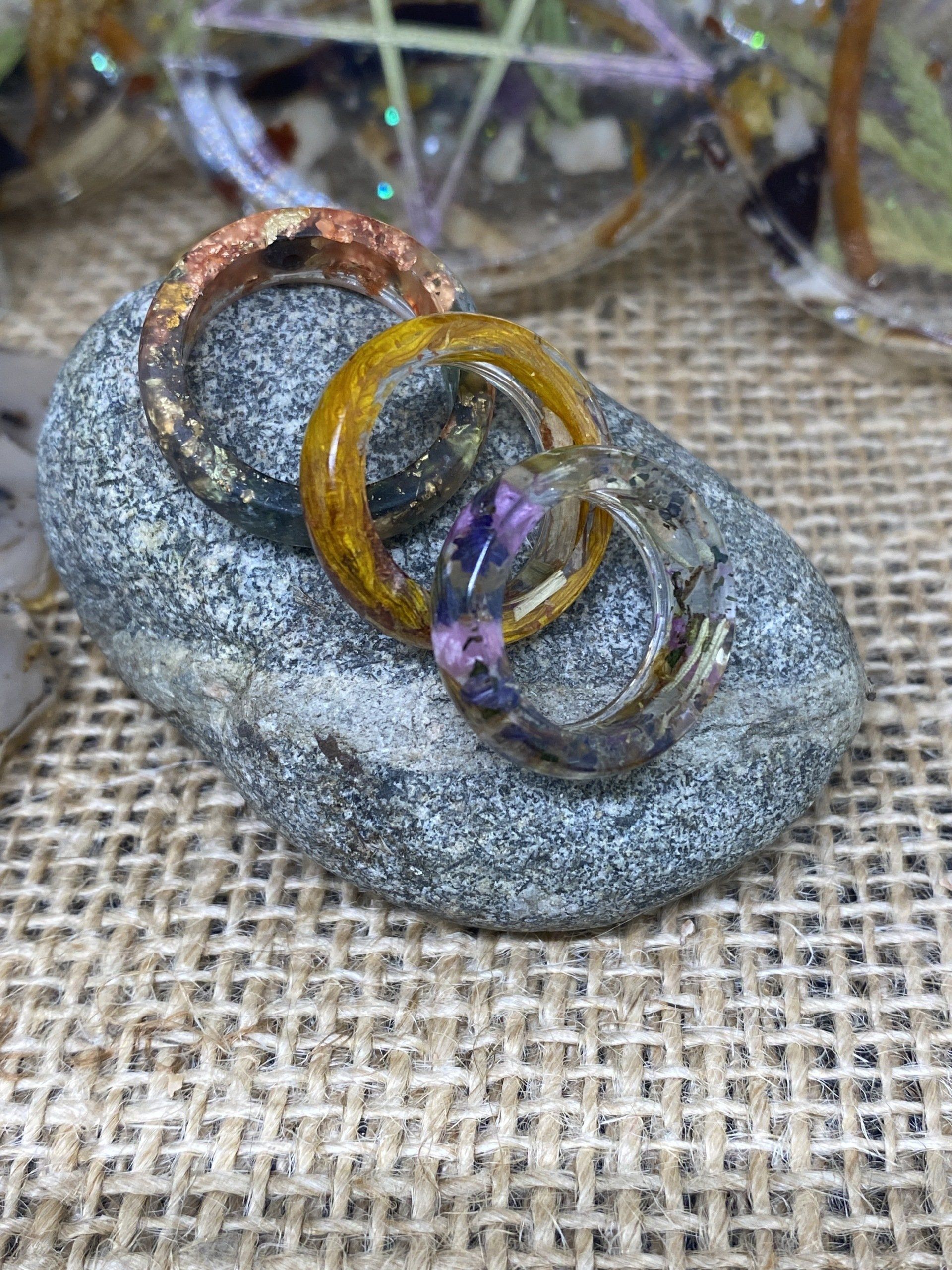 Seasonal Herb & Botanical Rings