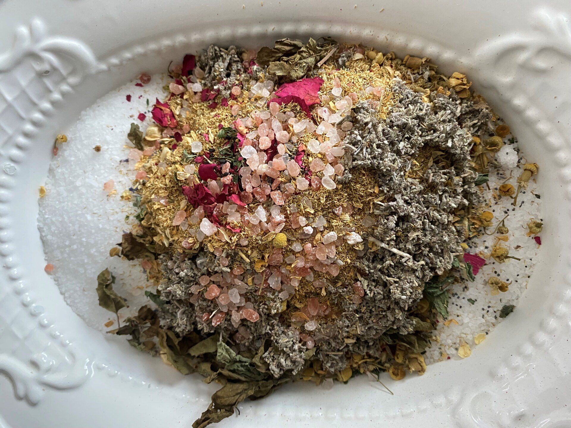 The creation of the Calm Bath Tea for sale