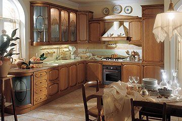 Kitchen with Dining Table — Saddle Brook, NJ — Manor House Cabinetry