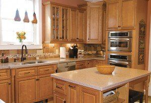 Newly Renovated Brown Kitchen — Saddle Brook, NJ — Manor House Cabinetry