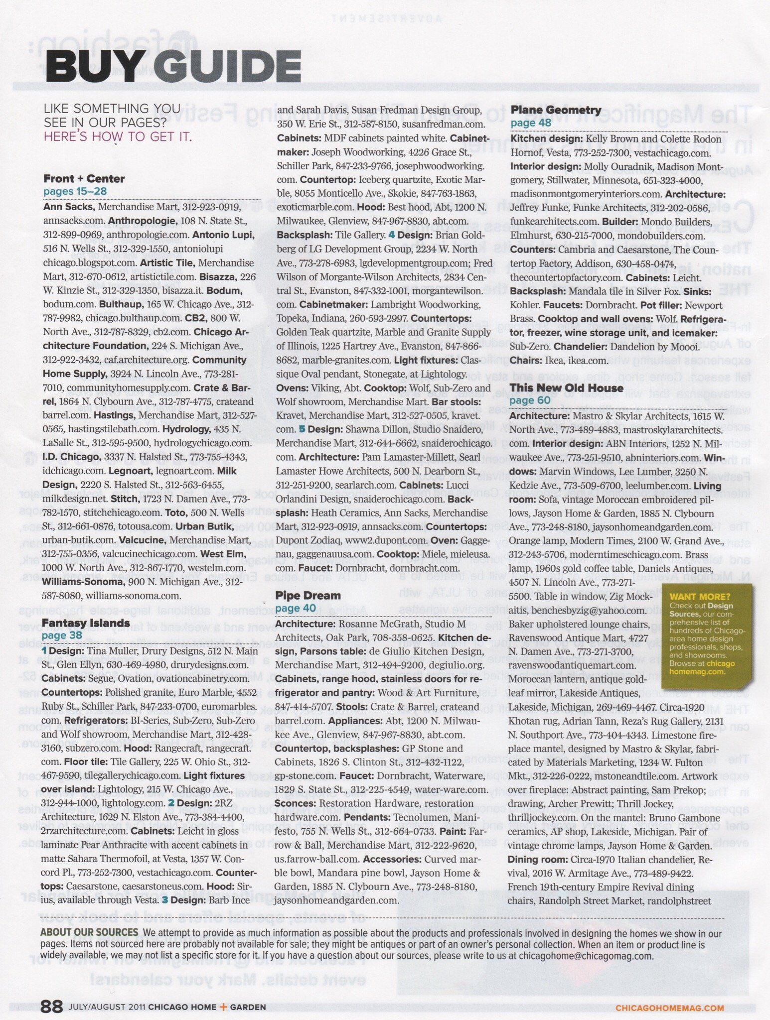 A page of a magazine with the words buy guide on it