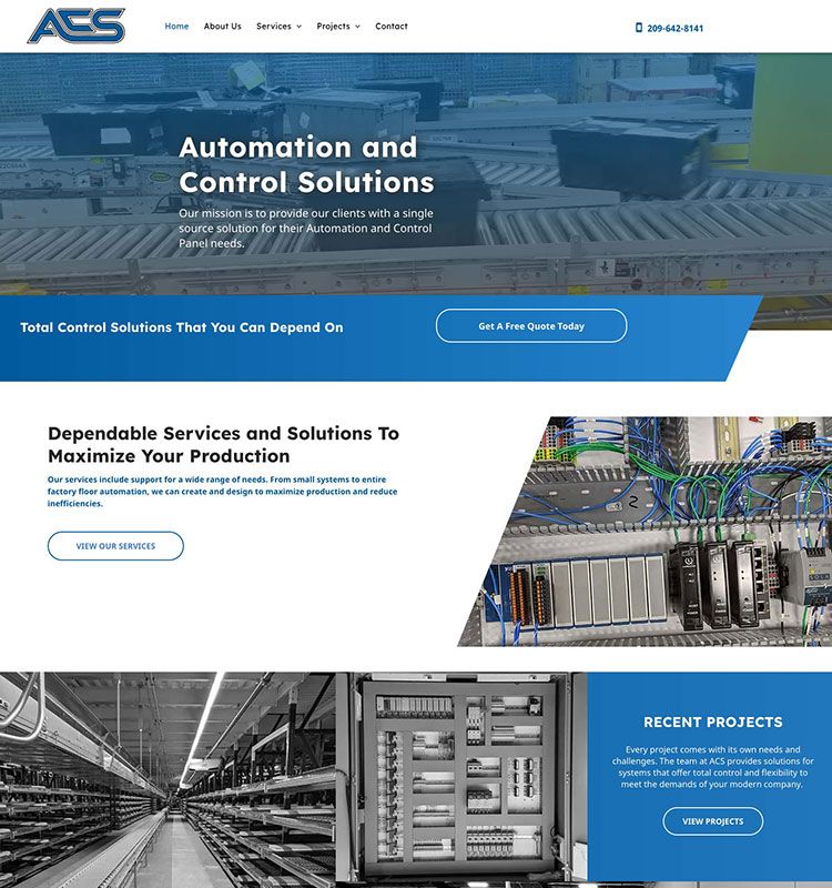 Automation and Control Solutions Website