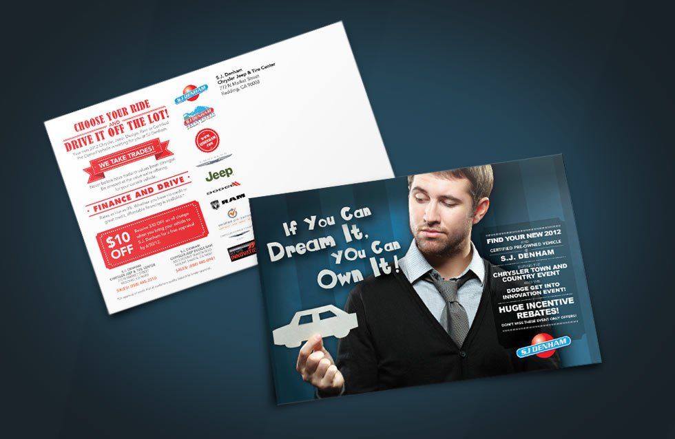 SJ Denham Marketing Postcard