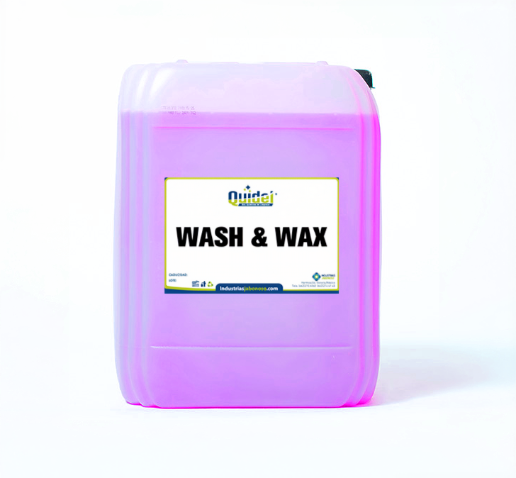 WASH & WAX - SHAMPOO CON CERA PARA AUTOS