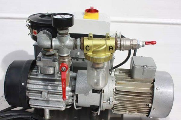 Dettaglio pompa rotativa