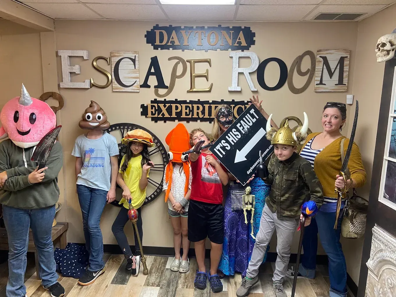 Group poses in front of 