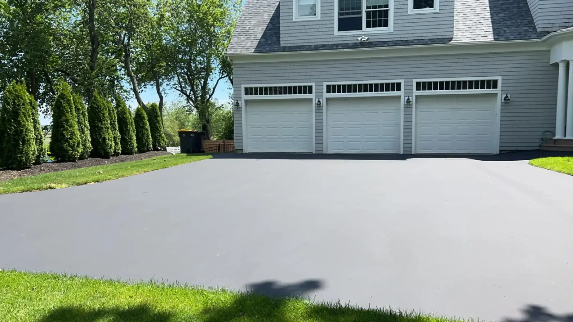 Home Sealcoating Driveway by Select Sealcoating in Southern Maine