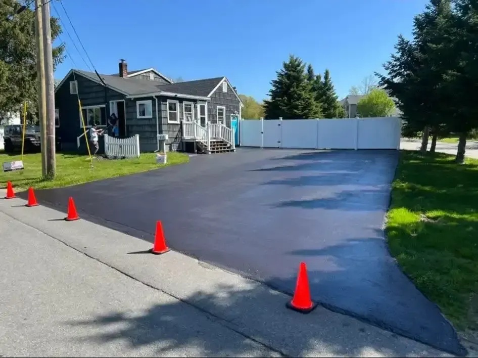 Select Sealcoating and paving driveway