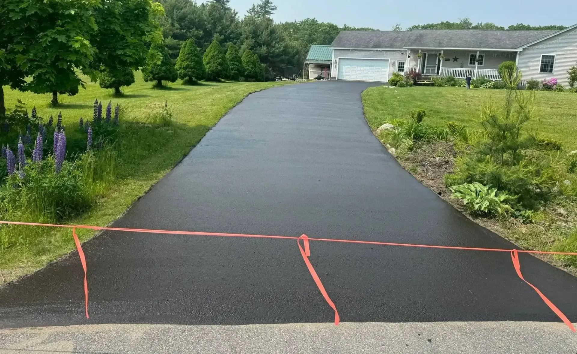 After photo of a Sealcoating job completed by Select Sealcoating in Southern Maine