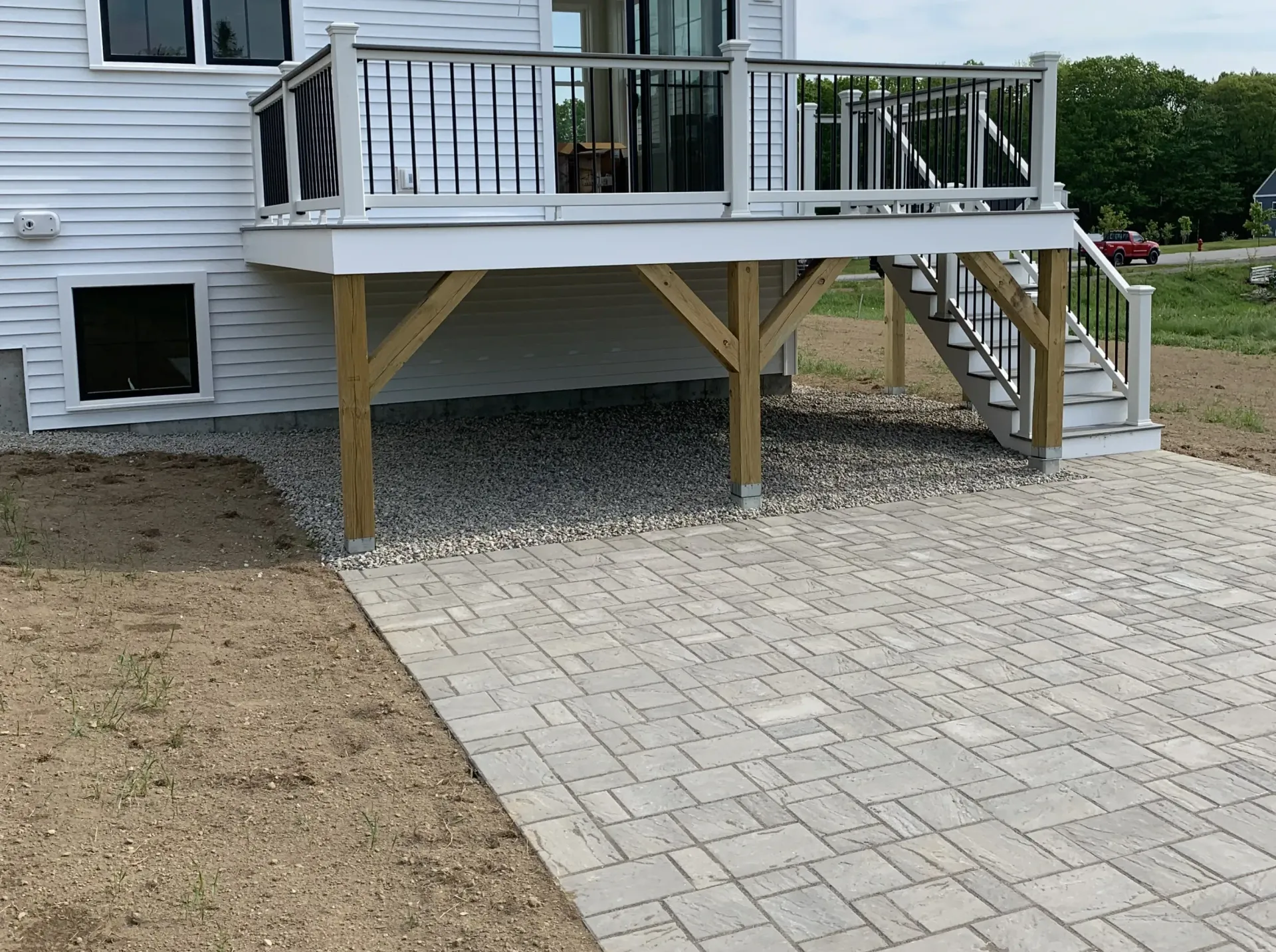 Hardscaping Project by Select Sealcoating in Maine