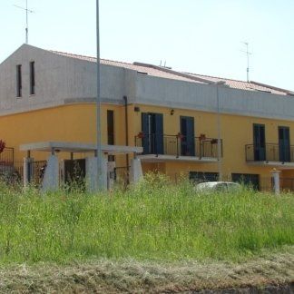 Esterno di un edificio in costruzione