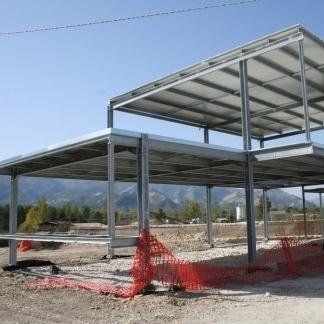 Struttura di un edificio in costruzione